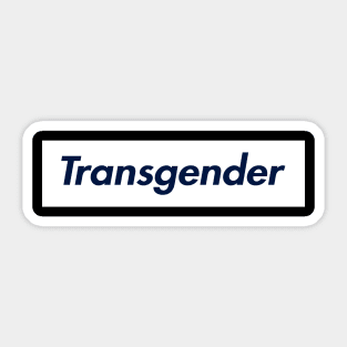 SUPER TRANSGENDER LOGO Sticker